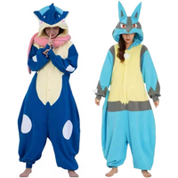 Greninja Onesie Kigurumi Lucario Pajamas Adult Cosplay Costume Unisex Anime Pijamas Halloween Christmas Costume Pijama Toys Gift