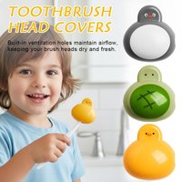 Adorable Animal-Themed Toothbrush Head Cove Waterproof Dustproof, Perfect for Travel & Bathroom Organization Toothbrush Cover