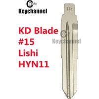 10pcs HYN11 Car Flip Key Blade KD Key Blank 15# Folding Fob Blank for KEYDIY VVDI Xhorse for Mitsubishi Ssangyong Isuzu Lada