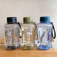 850/1100/1300ml Clear Water Bottle Portable Leakproof Large Capacity Travel Portable Kettle Lightweight Water Jugs