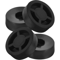 4 Pcs Rubber Footpad For Accessories Vibration Absorber Pad Subwoofer Mats Audio Equipment Turntable Platforms Speaker Isolation