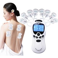 Digital TENS EMS Unit Dual Output Muscle Stimulator Back Neck Shoulder Joint Pain Relief Acupuncture Physiotherapy Home Use
