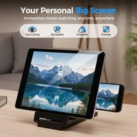 Screen Magnifier for Cell Phone HD Magnifying Lightweight Tool Portable Phone Screen Magnifier for Daily Reading Learning Movie