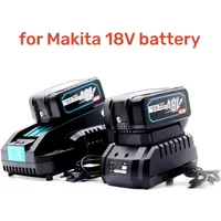 Original BL1830 18V 6000mAh Battery and Charger for Makita 18V Battery Rechargeable Replacement BL1840 BL1850 BL1860 BL Tools