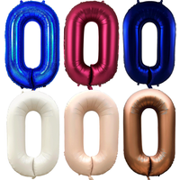 Large Number Balloons 40in Big 0 Balloon Number 10 20 30 40 50 60 70 80 90 100 Birthday Number Balloons Bachelorette Anniversary