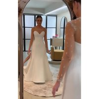 Elegant Pearls Mermaid Wedding Dresses Luxury Customized Long Sleeves Sweep Train Bridal Gowns For Women Vestido De Novia