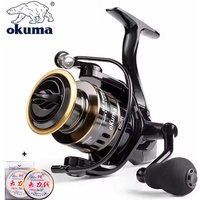 OKUMA HE1000-7000 Fishing Reel Metal Ball Grip Spinning Reel 5.2:1 Metal Reel Cup 12KG Max Drag