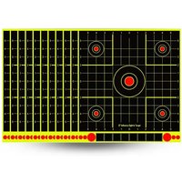 10Pcs Color Splatter Target Stickers Strong Adhesive Clear Impact Mark Shooting Aim Stickers for Archery Hunting and Shooting