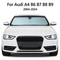 Car Windshield Sunshade Foldable Sun Shade Anti-UV Effective Sun Protection Auto Accessories For Audi A4 B6 B7 B8 B9 2004-2024