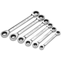 1 Piece Double Head Ring Ratchet Wrench , Chrome Vanadium Steel Ratchet Spanner Set Auto Repair Tools