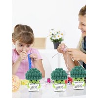 Positive Doll Broccoli Inspirational Doll Cute Funny Broccoli Toy Desk Decor for Student Teacher Nurse College Birthday