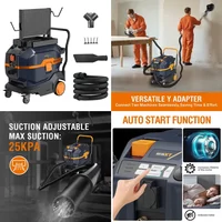 MAXXT HEAP Commercial Electric 3800W 43L Dust Extractors Wet Dry Vacuum Cleaner With Auto Filter Clean System Sander Shelft