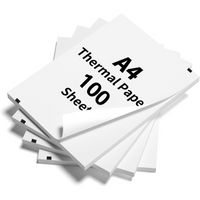 100 Sheets A4 Thermal Paper Printing Paper 210x30mm Suitable For A4 Wireless Bluetooth Thermal Printer Fax Machine Paper