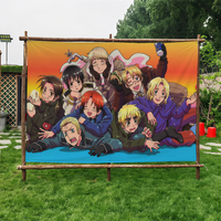 Cartoon Hetalia World Star flag For Bedroom Living Bar Garden Outdoor Active Decoration Background And Concert