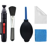 5pcs Camera Cleaner Kit Air Blower+Lens Brushes+Cleaning Pen+Cleaning Cloth for Camera Lenses & Filters Sensor Screen LCD