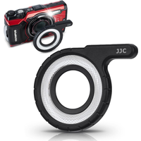 JJC LED Light Guide Ring for Olympus TG-7 TG-6 TG-5 TG-4 TG-3 TG-2 TG-1 Replace Olympus LG-1 Ring Light Olympus Accessories