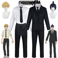 Anime Denji Hayakawa Aki Cosplay Chainsaw Man Cosplay Costumes Denji Hayakawa Aki Uniform Suit Wig Halloween Party Cos Adult Men