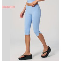 High Waist Capri Pants Women Fitness Cycling Pants Sports Legging Workout Gym Clothing Short Low-waist 7/8 Length Yoga Pants