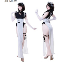 Anime Sexy Cafe Maid Uniform Role Playing Suit Victorian Aristocratic Manor Maid Butler Robe Bunny Girl Uniform Bodysuit 2025
