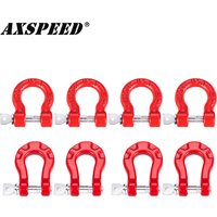 AXSPEED Metal Front Rear Bumper Trailer Hook Tow Shackle Rescue Hook for 1/10 RC Rock Crawler Car Axial SCX10 TRX4 TRX6