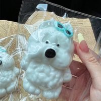 Stress Relief Toy Squishy Westie Dog Ball Slow Rebound Decompression Fidget Toy Desk Toy Gift
