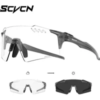 AliExpress SCVCN Photochromic UV400 Sunglasses Outdoor Sports Bike Cycling Glasses MTB Climbing Glasses Men Women Driving Bicycle Eyewear