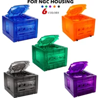 NOUVEAU 6 CLORS Pour Gamecube NGC Coque De Remplacement Étui Transparent Pour Gamecube NGC Console De Jeu DOL-101/DOL-001 Dropshipping