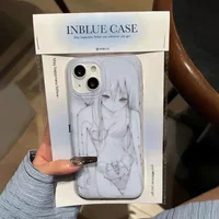Clmj Y2K Anime Girl Clear Case for Samsung A13 A14 A21S A22 A23 A24 A31 A32 A33 A34 A35 A51 A52 A53 A71 A72 5G Airbag Shockproof
