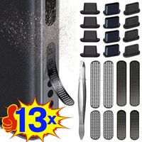 1-13Pcs Universal Metal Mesh Anti Dust Proof Adhesive Net Cover Sticker for iPhone 16 15 Pro Max 16 Plus Speaker Hole Anti-Dust
