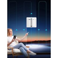 2026 Window Cleaning Robot Liectroux S9, 2 Roller Brushes,6-Way Water Pump Spray,10000Pa Suction,4 Corner Brushes,App Control