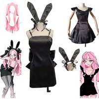 Anime Alien Stage 3th Anniversary Mizi Cosplay Costume Mizi Sexy Bunny Girl Black Dress Coffee Maid Suit Halloween Disguise 2026