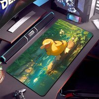 Kawaii Cute Mousepad Pokemon Computer Game Locking Edge Non-slip Mouse Pad Large Laptop Gaming Keyboard PC Non-slip Desk Mat
