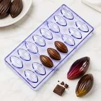 Chocolate Candy Mold Polycarbonate Cocoa Shape Baking Pastry Tools Baker Confectionery Utensils