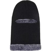 AliExpress NONE Winter Balaclava Knitted Hat Mask Beanies Hat For Men Women Full Face Cover Pullover Cap Outdoor Cycling Motorcycle Ski Hat