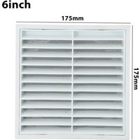 1pc Grille Air Outlet Plastic Grille Fresh Air Exhaust Outlet Duct Vents Cover For Exhaust Fans Air Circulation Ventilation Need