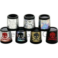 10pcs Plastic Golf Colored Skull Ferrules Fit Iron Shaft spec : inner * higher* outer size 9.3 *15*13.7mm