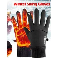 AliExpress NONE Winter Waterproof Men's Gloves Windproof Sports Fishing Touchscreen Driving Motorcycle Ski Non-slip Warm Cycling Women Gloves