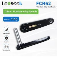 LEOSEEK FCR6 Ultra-Light Carbon Fiber Crank, Compatible with Shimano Chainrings