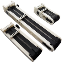 24V Mini Adjustable Plastic Belt Conveyor for Vending Machine 100mm-265mm Portable Cargo Lane for Gifts Cigarettes Toys