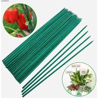 10pcs Sturdy Plant Stakes for Robust Plant Support and Indoor Gardening - Wooden Garden Stickers for Labeling and Flower Support