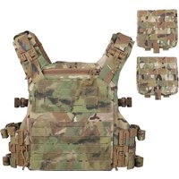 Tactical Vest K series Plate Carrier Camo Hunting Vest Full-Size Lightweight Mesh Comfort MOLLE Quick Release Army Airsoft Gear