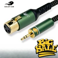 XLR To 3.5mm Cable Unbalanced Male XLR To 1/8 Inch Stereo Jack Aux Microphone Cable Mic Cord for Cell Phone Laptop Speaker Mixer