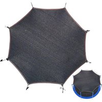 8/10/12/14ft Trampoline Shade Cover Waterproof Trampolines Canopy Trampolines Sunshade Accessories for Outdoor Backyard Playgrou
