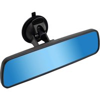 Wide-angle Interior Car Mirror with Suction Cup 240 X 65mm, Universal 360° Rotates Rear View Mirror image 3