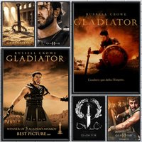 Classic G_GladiatorS Movie Poster Decorative Stickers Wall Art Mural Photo Design for Home Living Room Hallway Decoration