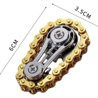 AliExpress NONE Sprocket Flywheel Flywheel Flying Top Flying Disk Anti-Anxiety Ornaments Metal Bicycle Chain EDC Rotating Flying Disk Adult Toy