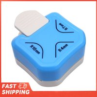 3 in1 R4/R7/R10mm Round Corner Trimmer Cutter Corner Rounder Punch for Card Craft Scrapbook Wrapping Paper Sticker