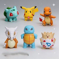 Pocket Monsters Bulbasaur collectible figure display Cartoon-style cute handcrafted model living room tabletop decoration gift