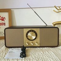 Wooden Wireless Bluetooth Speakers Retro Classic FM Radio Soundbox Super Bass Subwoofer Support TF Card U Disk AUX IN Playback