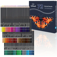 72pcs Colored Pencil, 3.0mm Soft Core Leads With Rich And Vibrant Colors That Can Be Mixed, Perfect For Beginners And Advanced A
